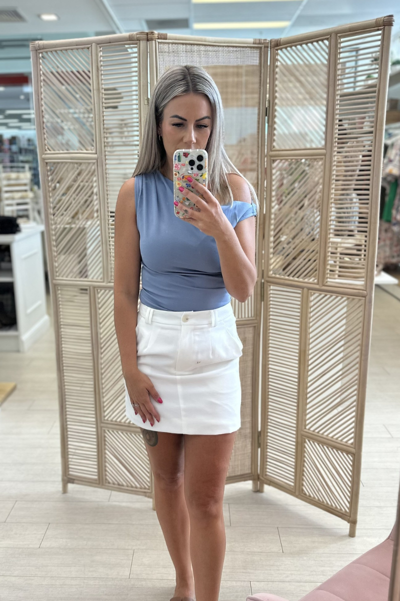 ZARA TOP - BLUE