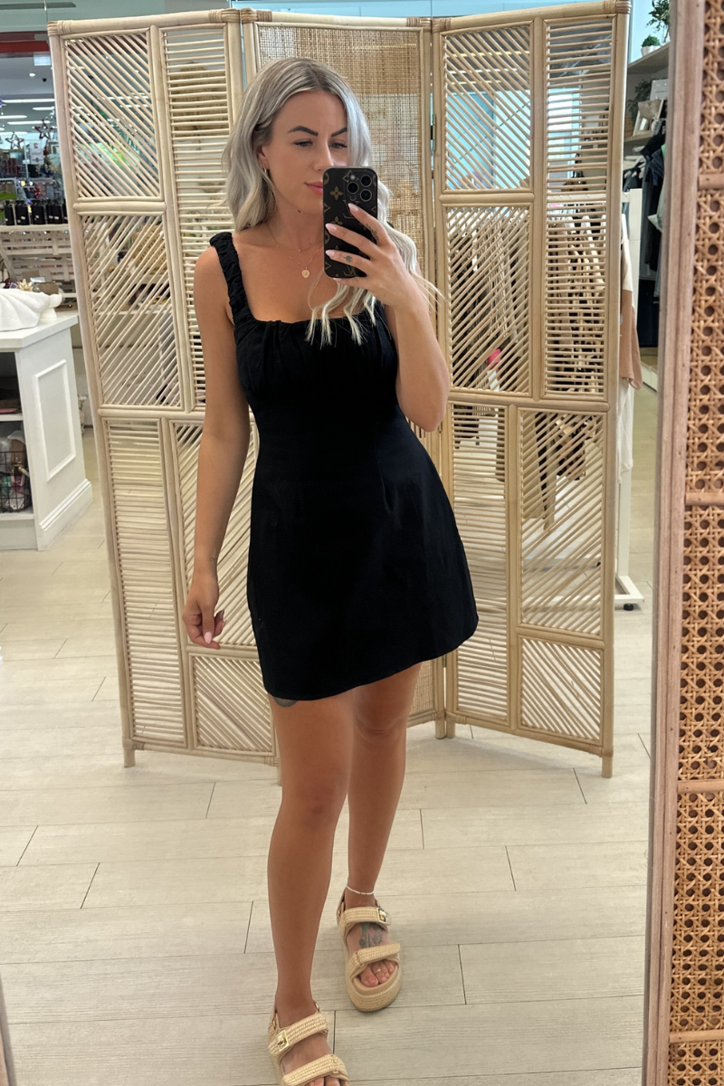 THE HALO DRESS - BLACK