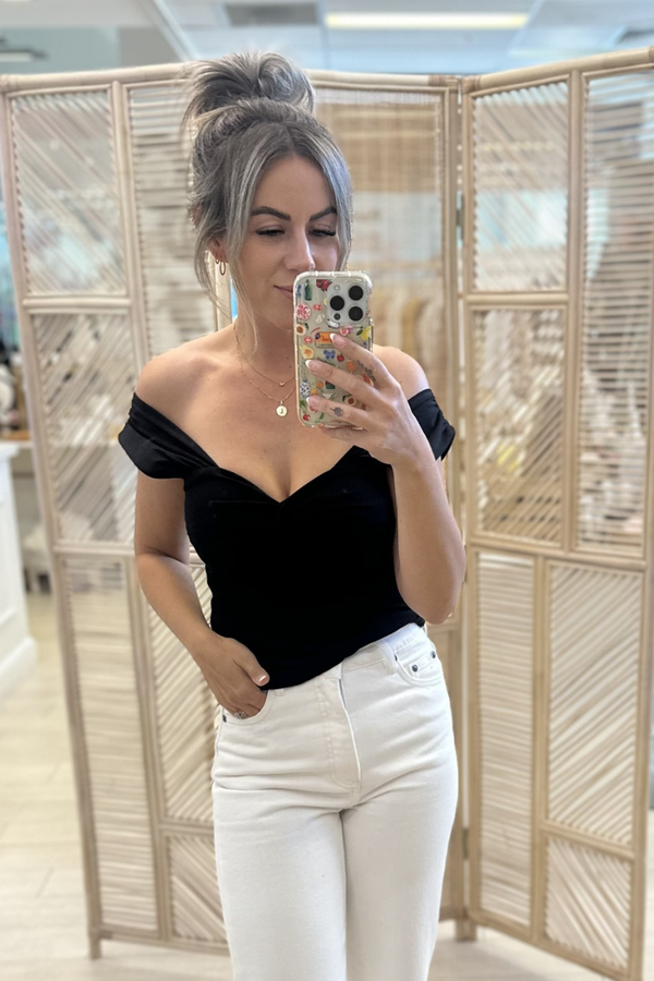 FRANKLIN TOP - BLACK