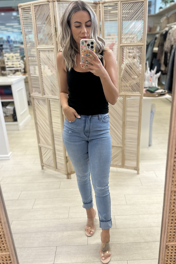 VICE SKINNY JEANS - BLUE