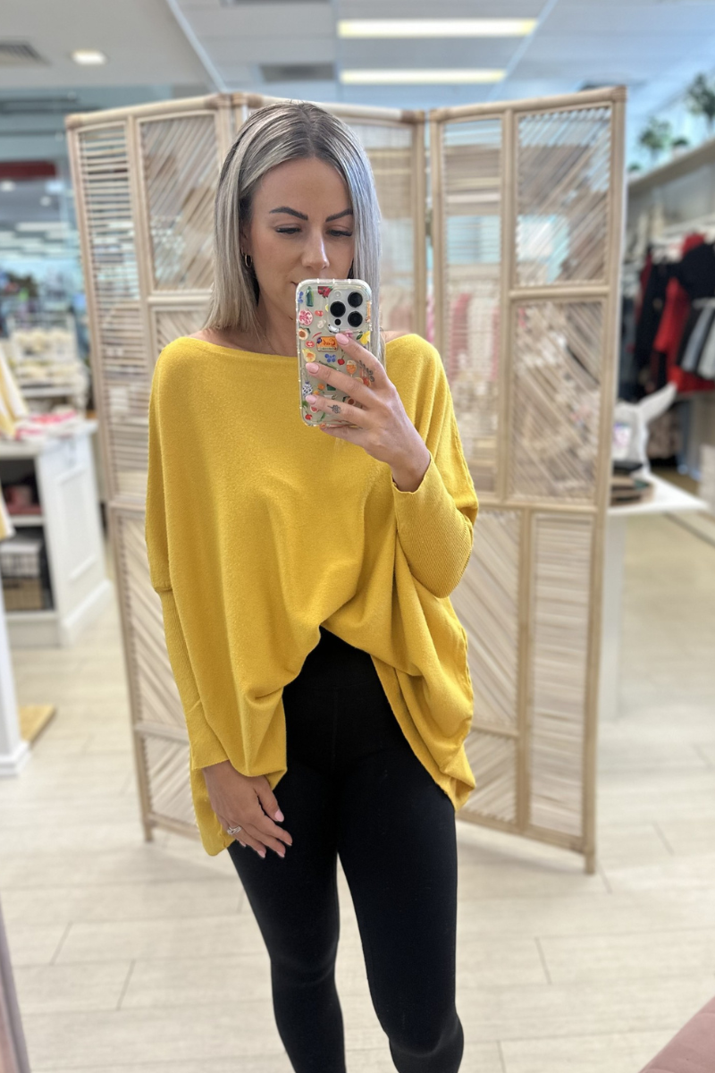 WINNIE KNIT - MUSTARD