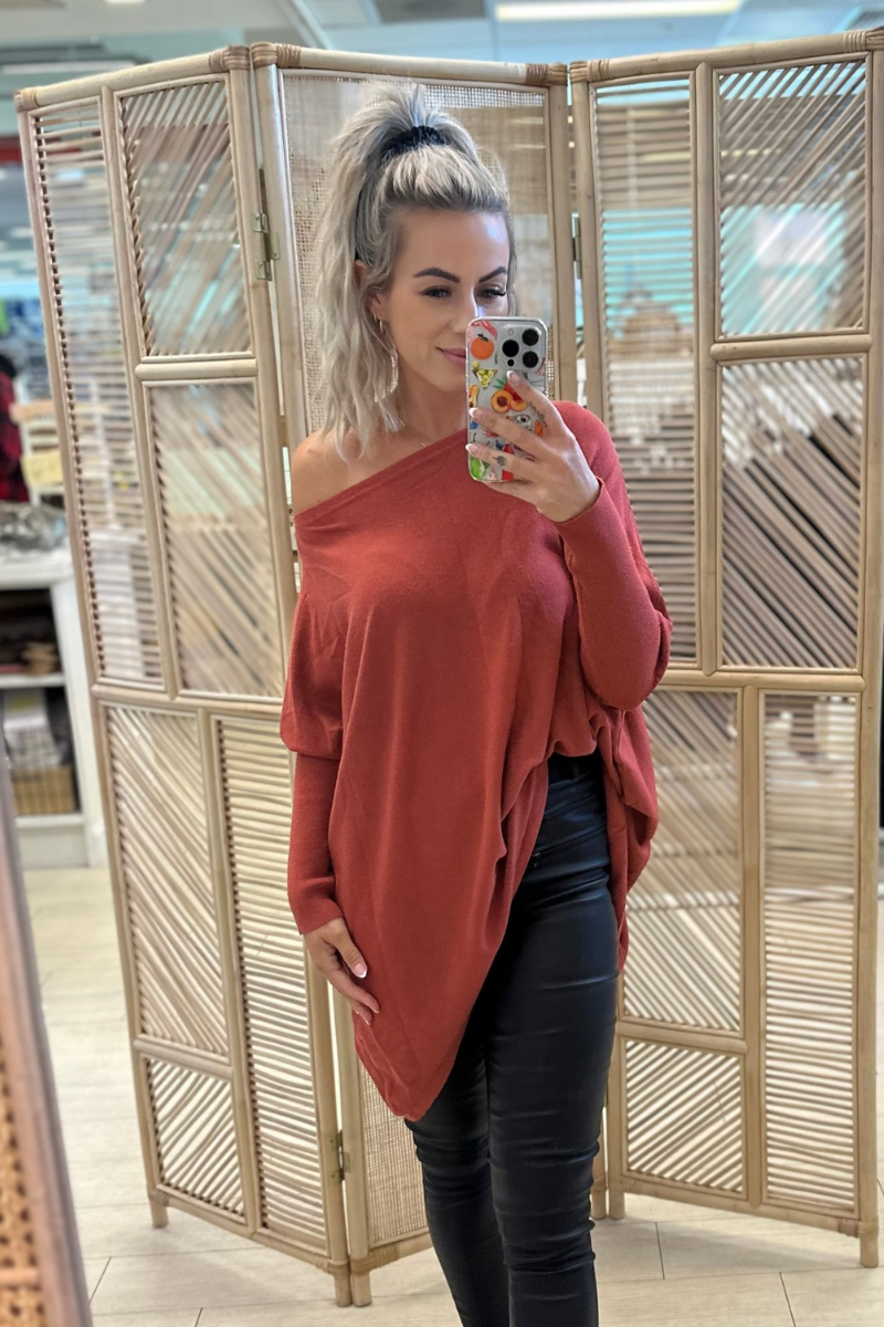 WINNIE KNIT - RUST