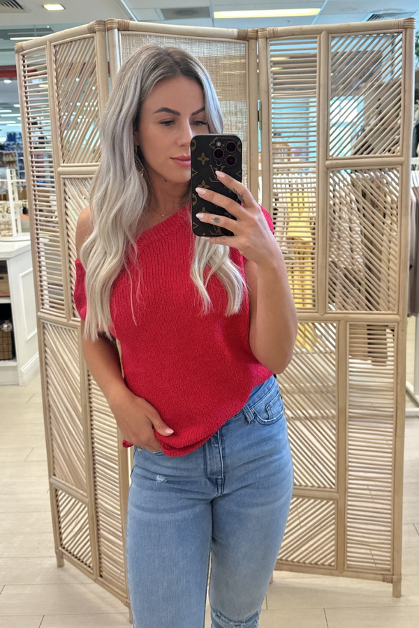 BLOOM KNIT - RED