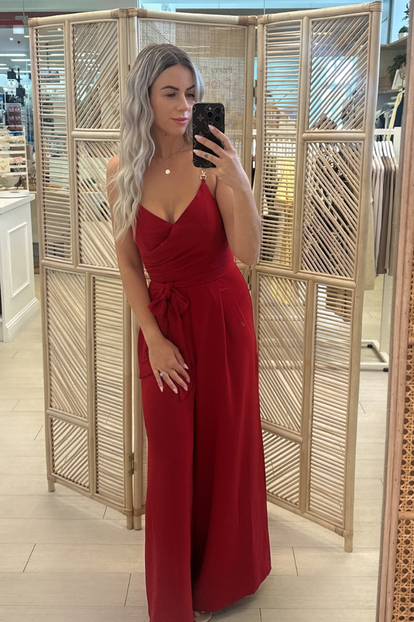 RANIA JUMPSUIT - RED