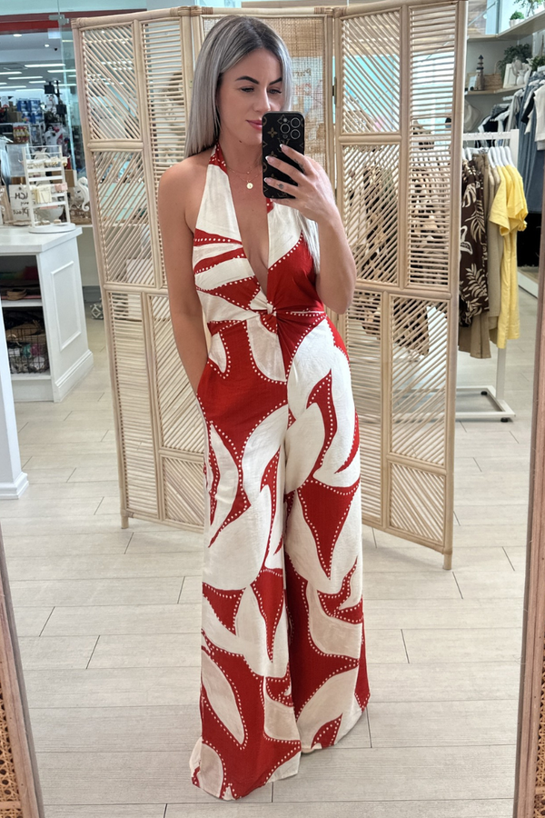 ARLETTE HALTER JUMPSUIT