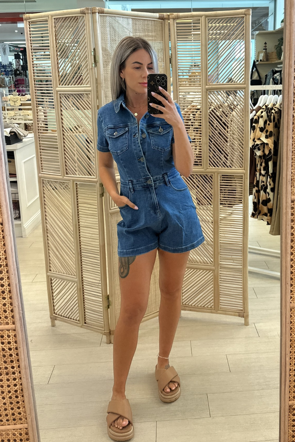 WILDER PLAYSUIT - BLUE