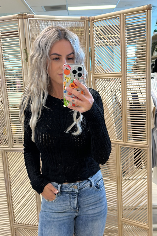 ALBA KNIT - BLACK