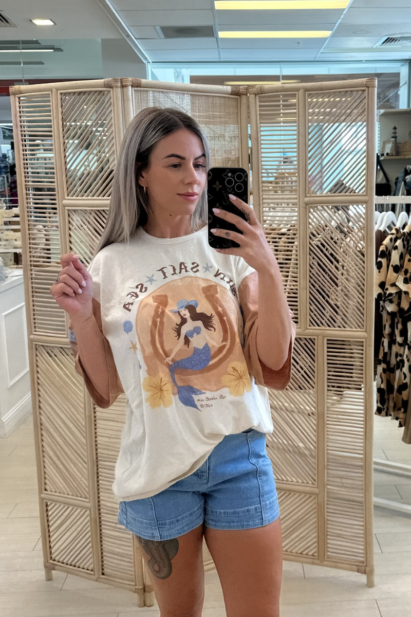 SUN SALT OVERSIZED TEE