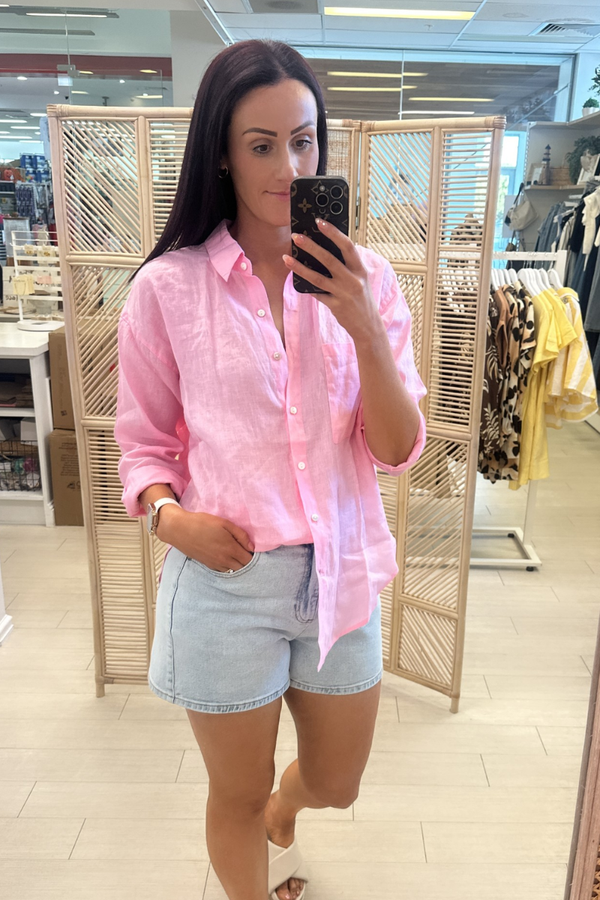 MILLIE SHIRT - BABY PINK