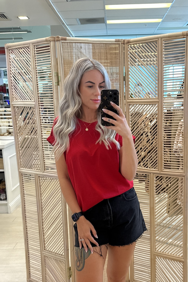 RHODES TEE - RED
