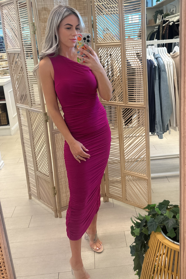 THE MAGENTA DRESS