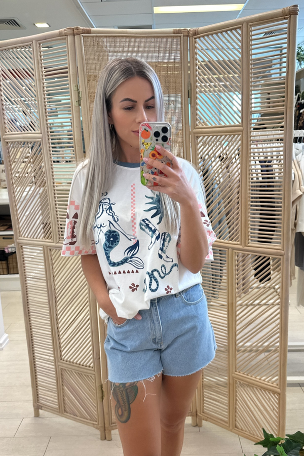 COWBOY MERMAID TEE