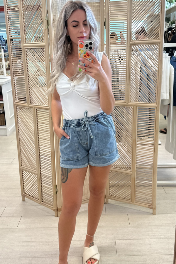 THE POCKET SHORTS - BLUE