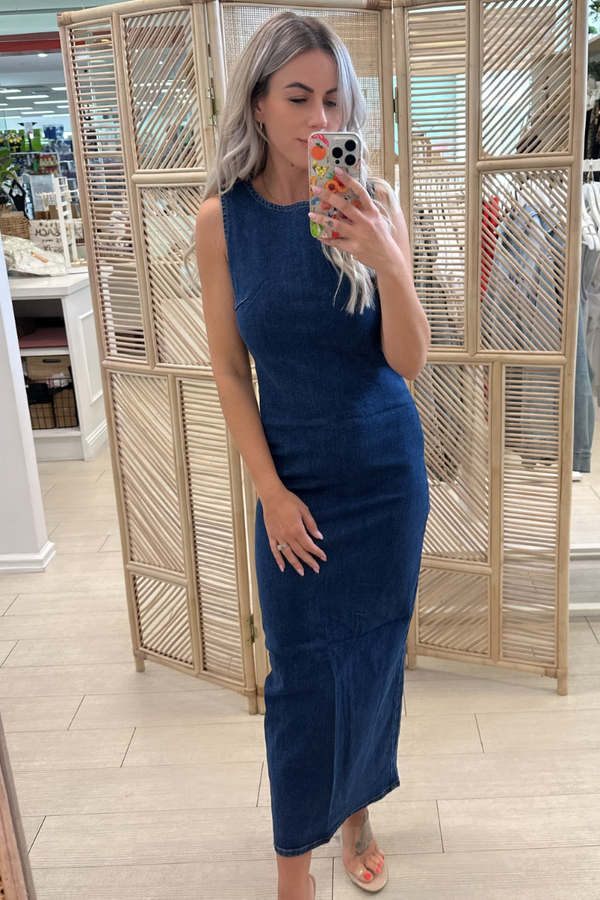 CLAUDETTE DENIM MAXI