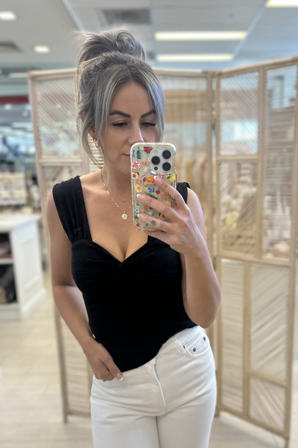 FRANKLIN TOP - BLACK
