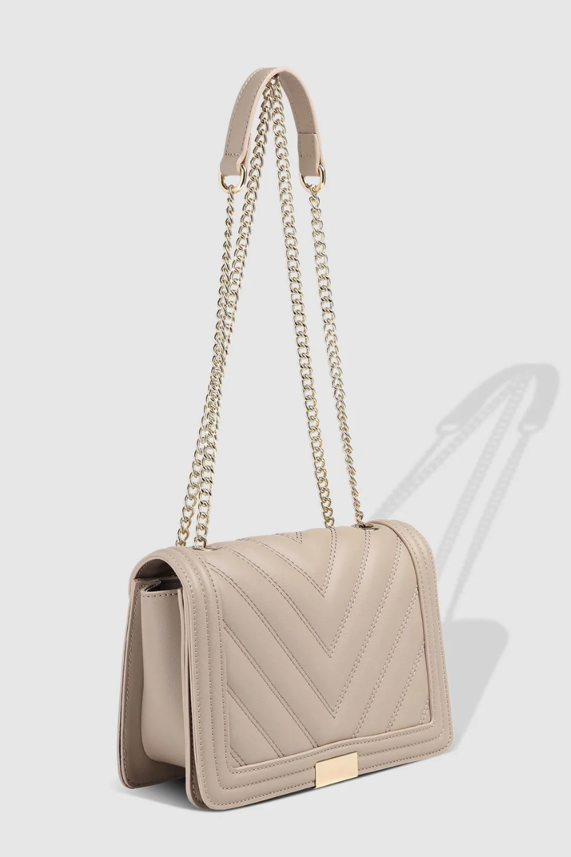 GENEVIEVE SHOULDER BAG - MALT