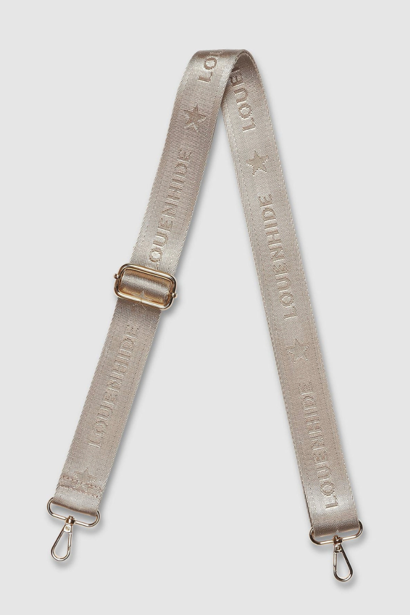 LOGO BAG STRAP -NATURAL