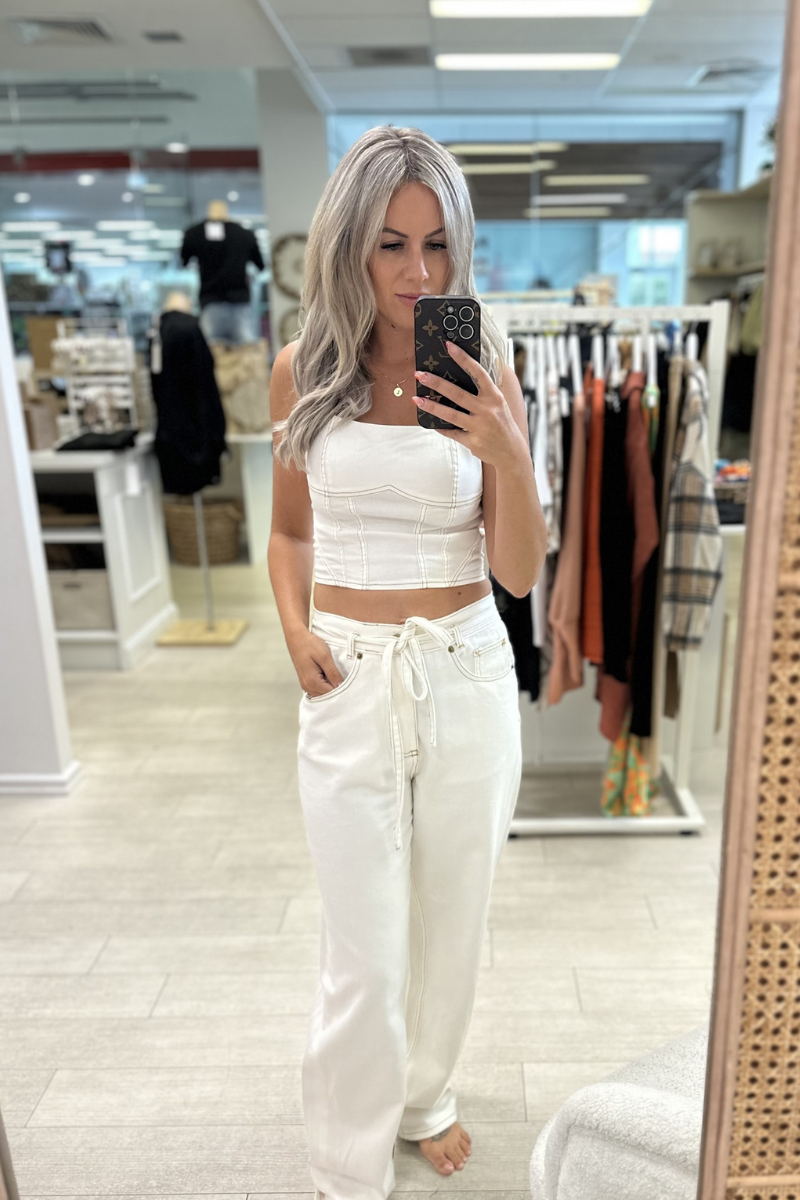 TIA DENIM PANTS