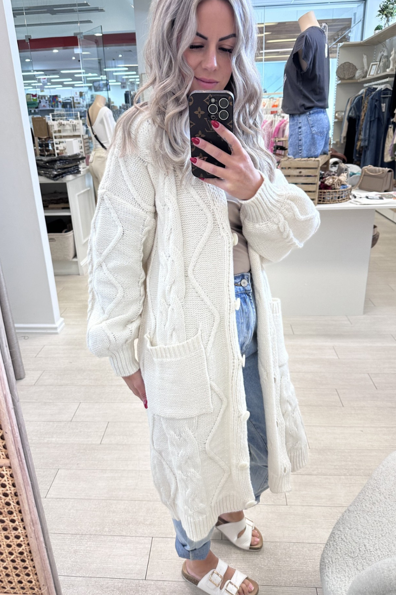 IVORY CARDIGAN