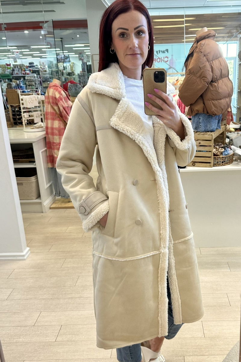 MIA SHERPA COAT