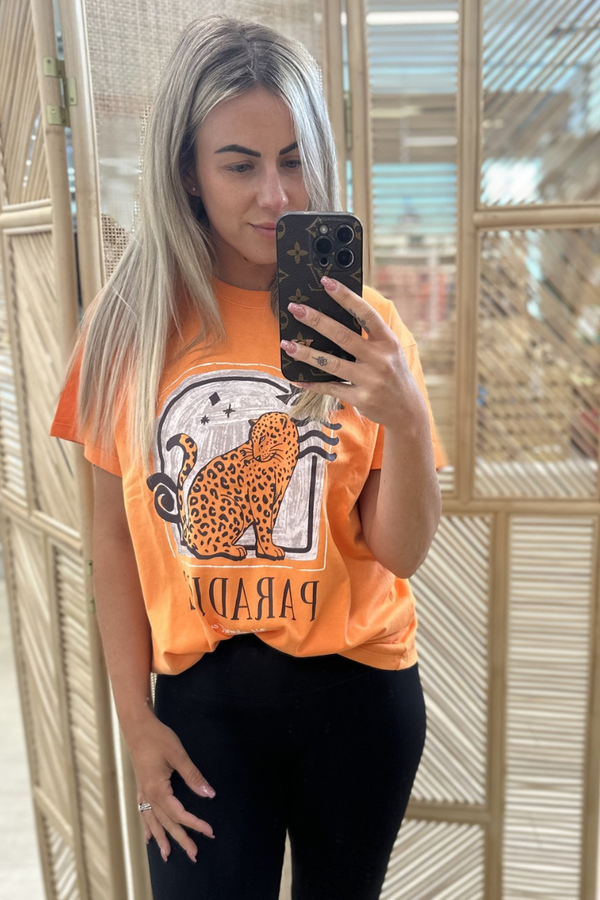 PARADISE FOUND TEE - ORANGE