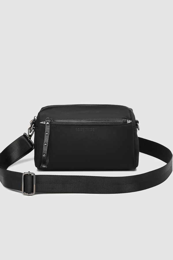 ROWIE NYLON CROSSBODY BAG - BLACK