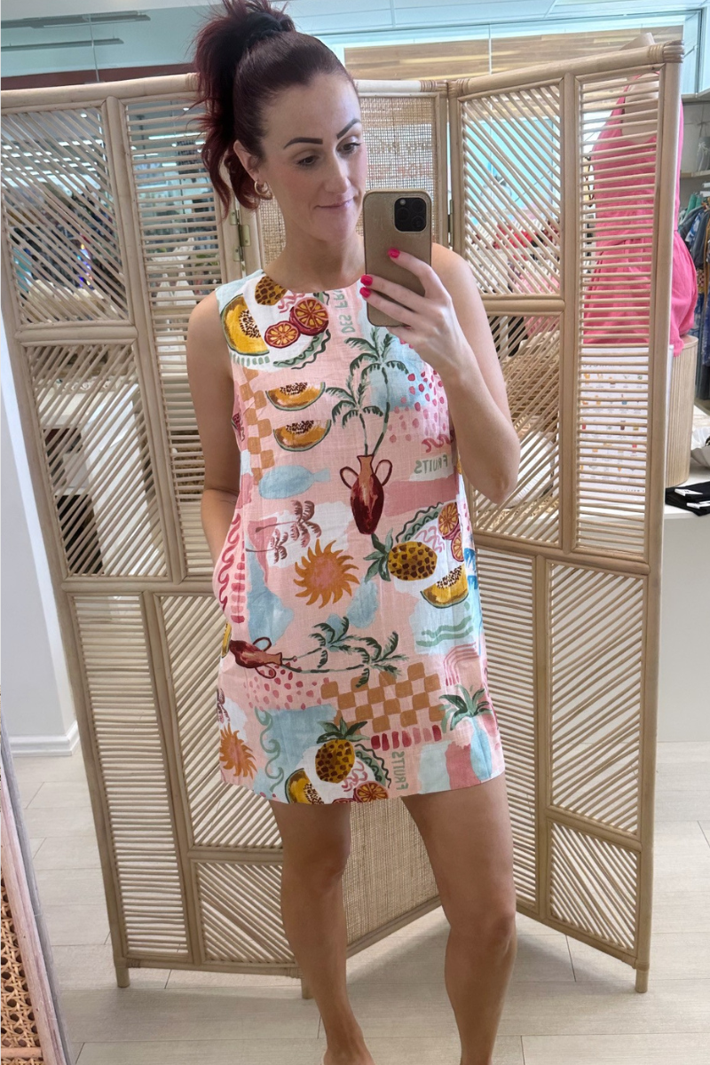 MELON MIDI DRESS