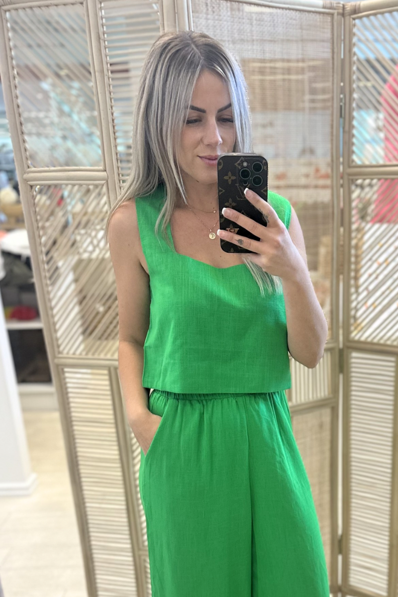 LIZZY TOP - GREEN