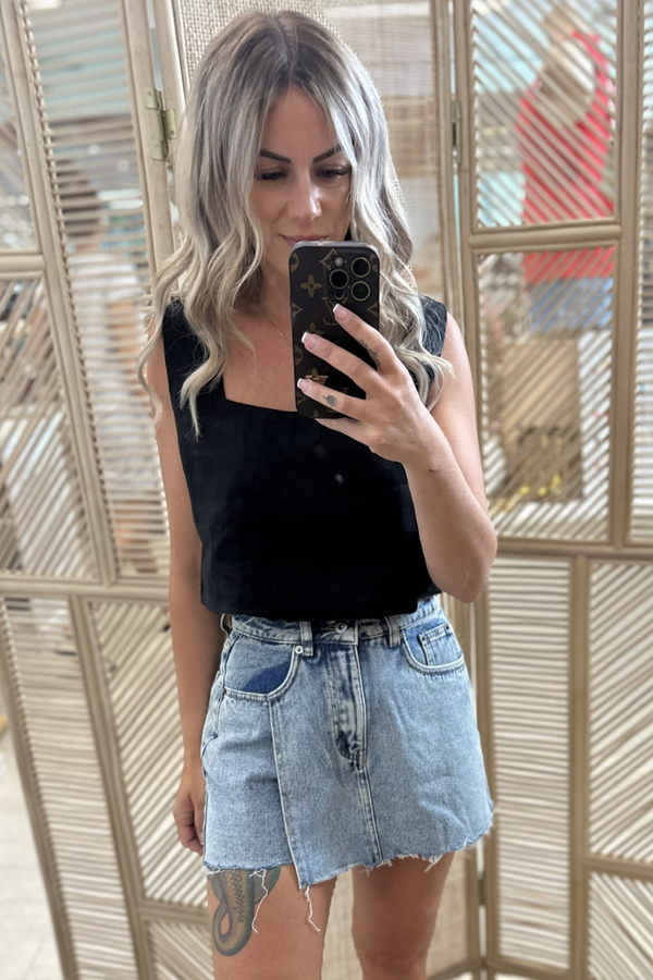 MYA DENIM SKORT