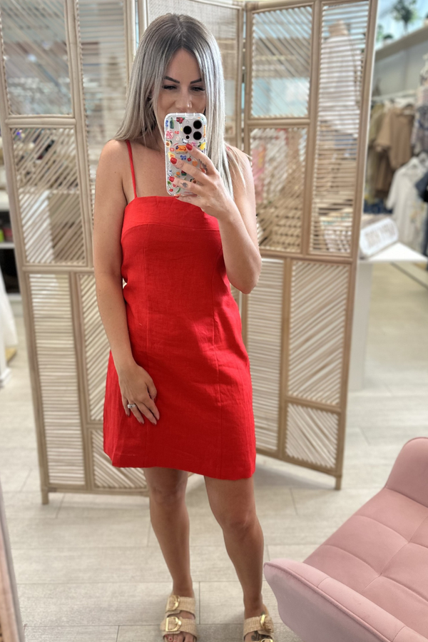 LULU DRESS - RED