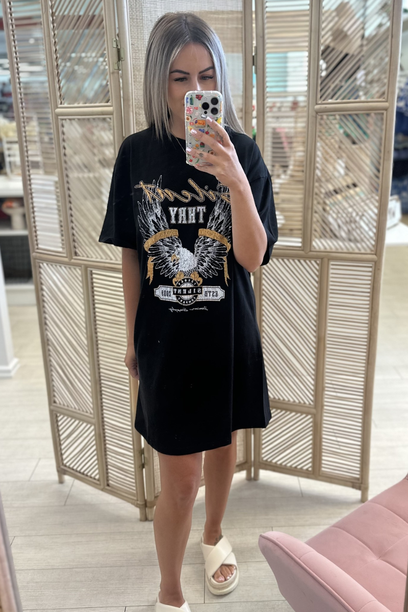 LIFTED TEE DRESS