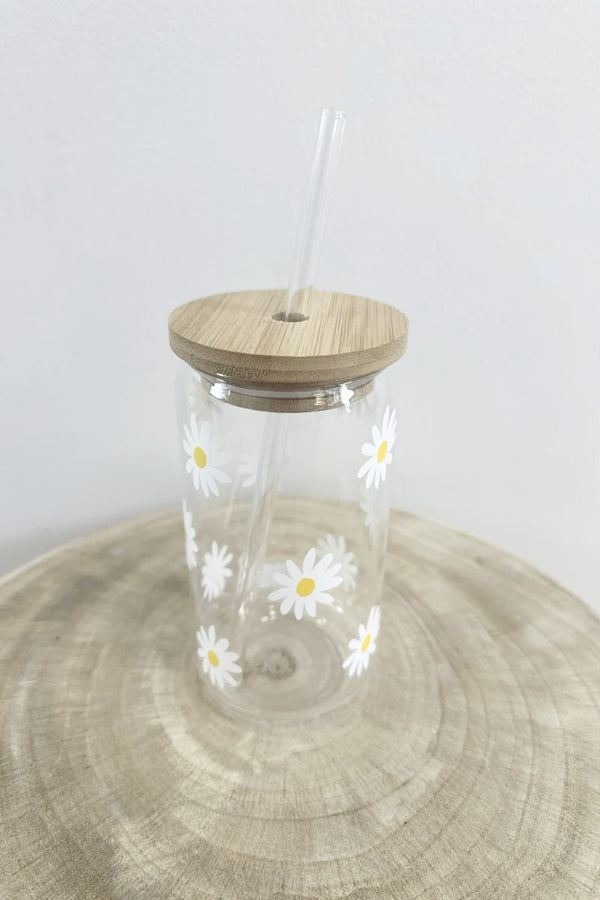 DAISY BEER CAN GLASS